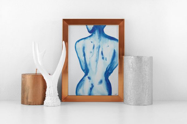 Blue Nude Print